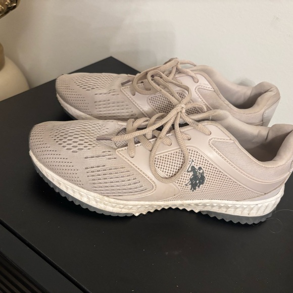 U.S. Polo Assn. Women's Light Tan Athletic Shoes - Picture 1 of 5